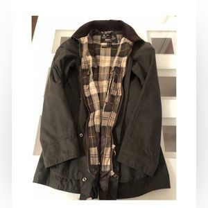 Barbour Beadnell® Wax Jacket. Very good condition. Color Sage. Size 0